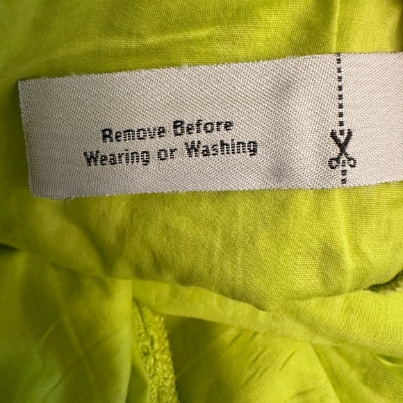 J. Crew Kiwi Green Eyelet No. 2 Pencil Skirt Size 8 Zip Back Clasp - Picture 6 of 11